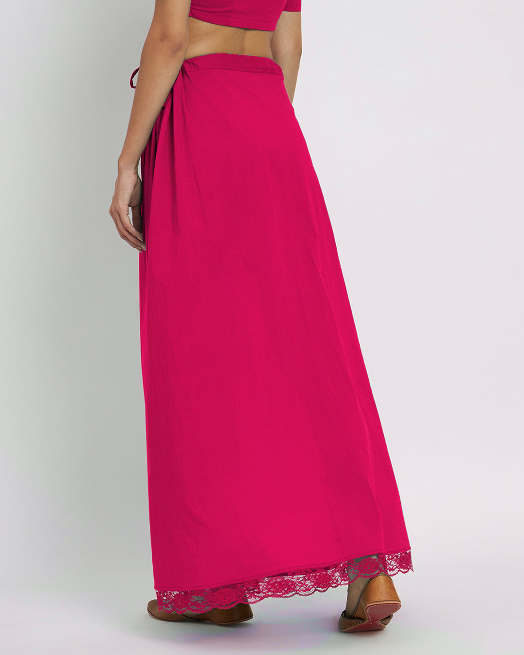 Queen's Gulabi Lace Medley Peekaboo Petticoat
