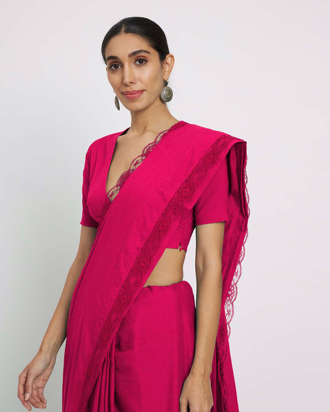 Pink Rayon Divine Depth Blouse