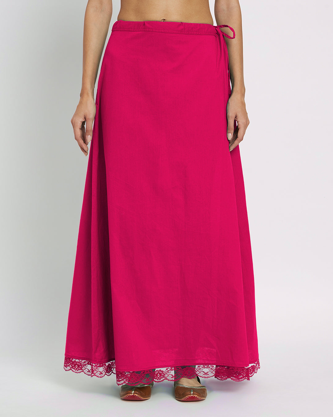 Queen's Gulabi Lace Medley Peekaboo Petticoat
