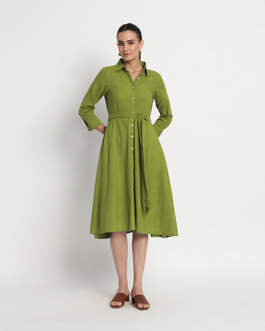 Sage Green Knots & Knots Dress