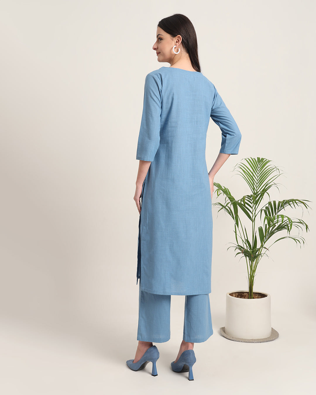 Blue Dawn Verve & Versatility Solid Co-ord Set