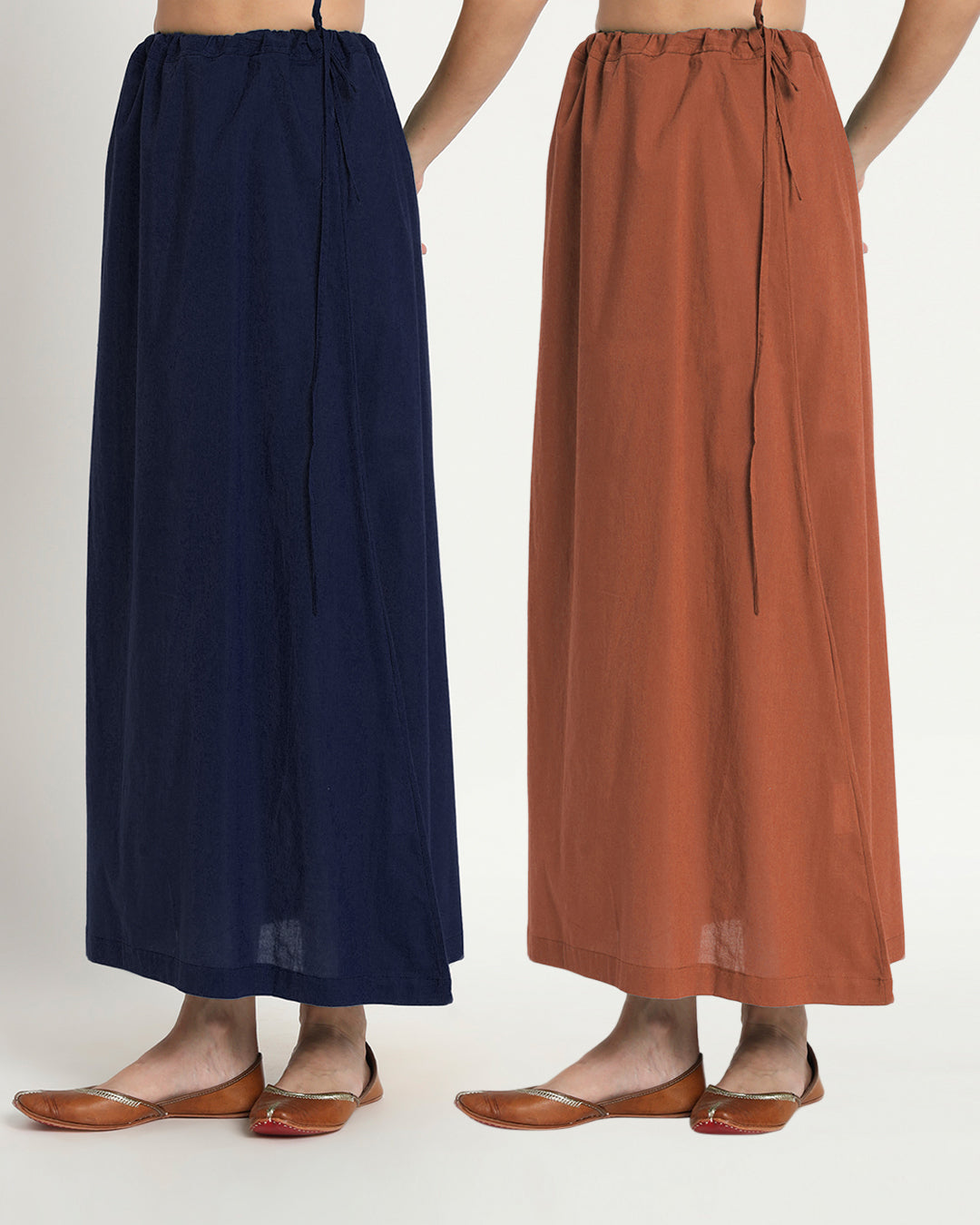 Combo: Midnight Blue & Blush In Love Peekaboo Petticoat- Set of 2