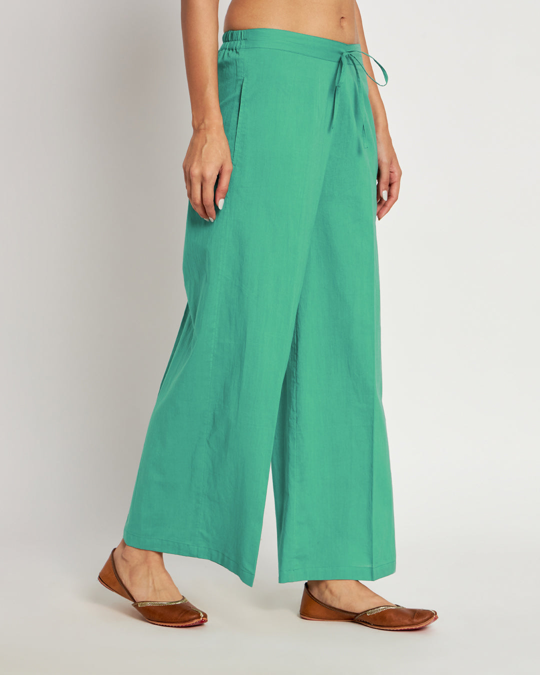 Combo: Valley Vista & Plum Passion Wide Pants- Set Of 2