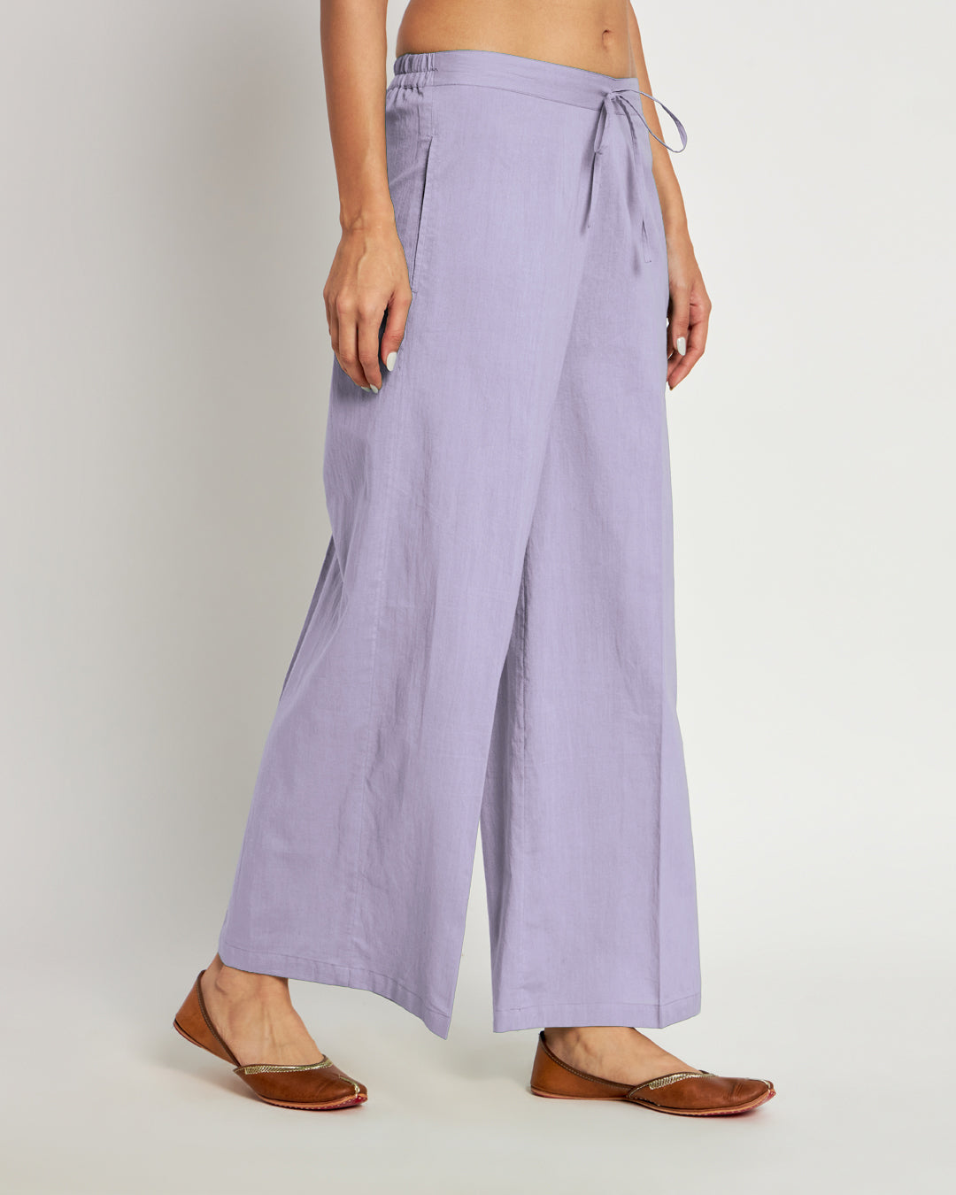 Lilac Wide Pants