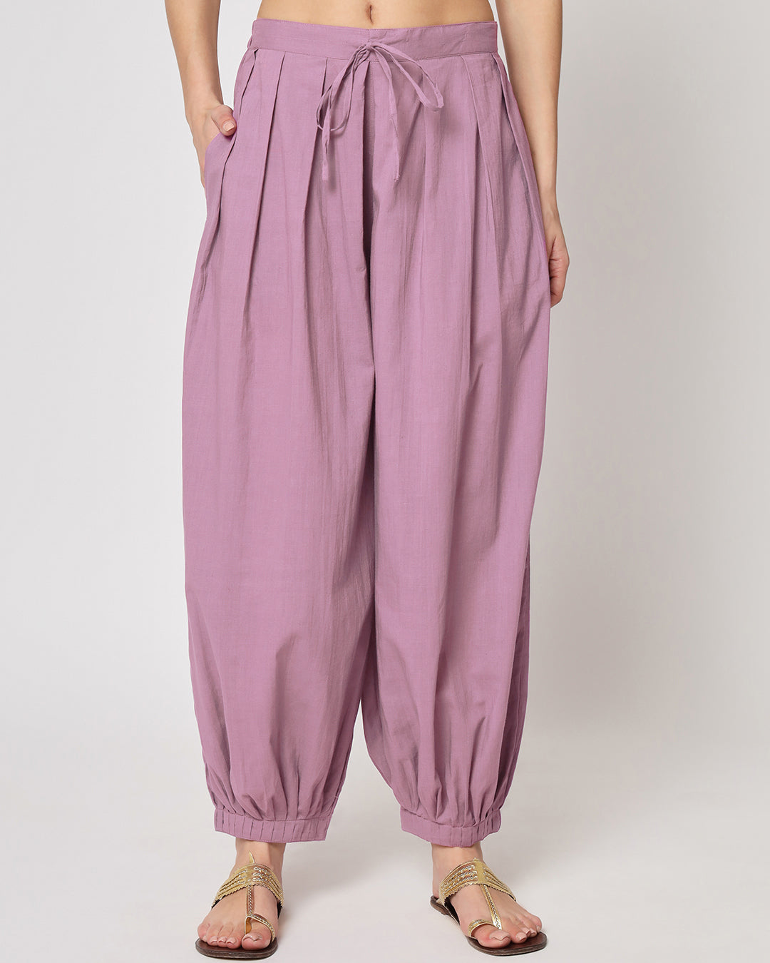 Iris Pink Lace Affair Solid Co-ord Set