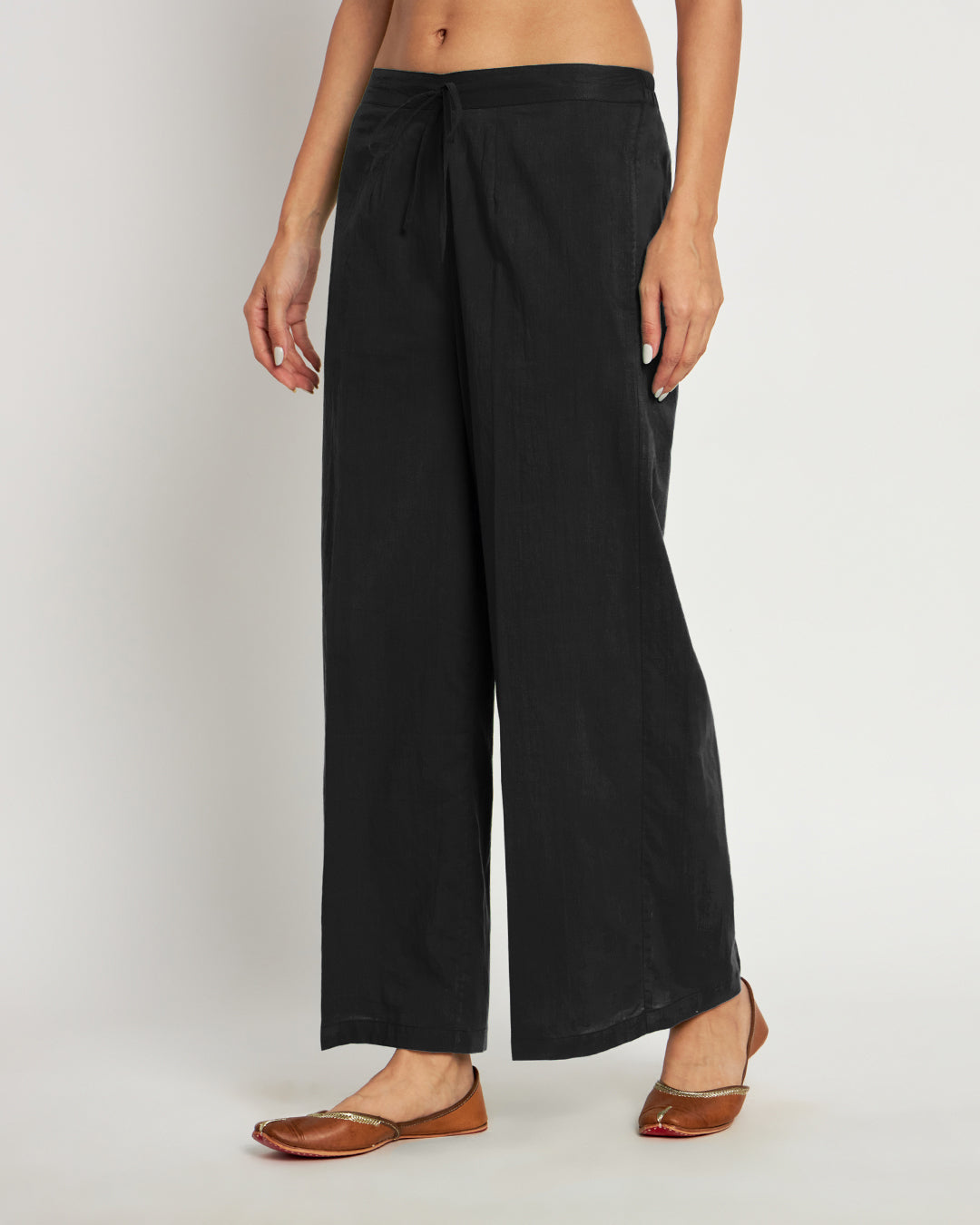 Black Wide Pants