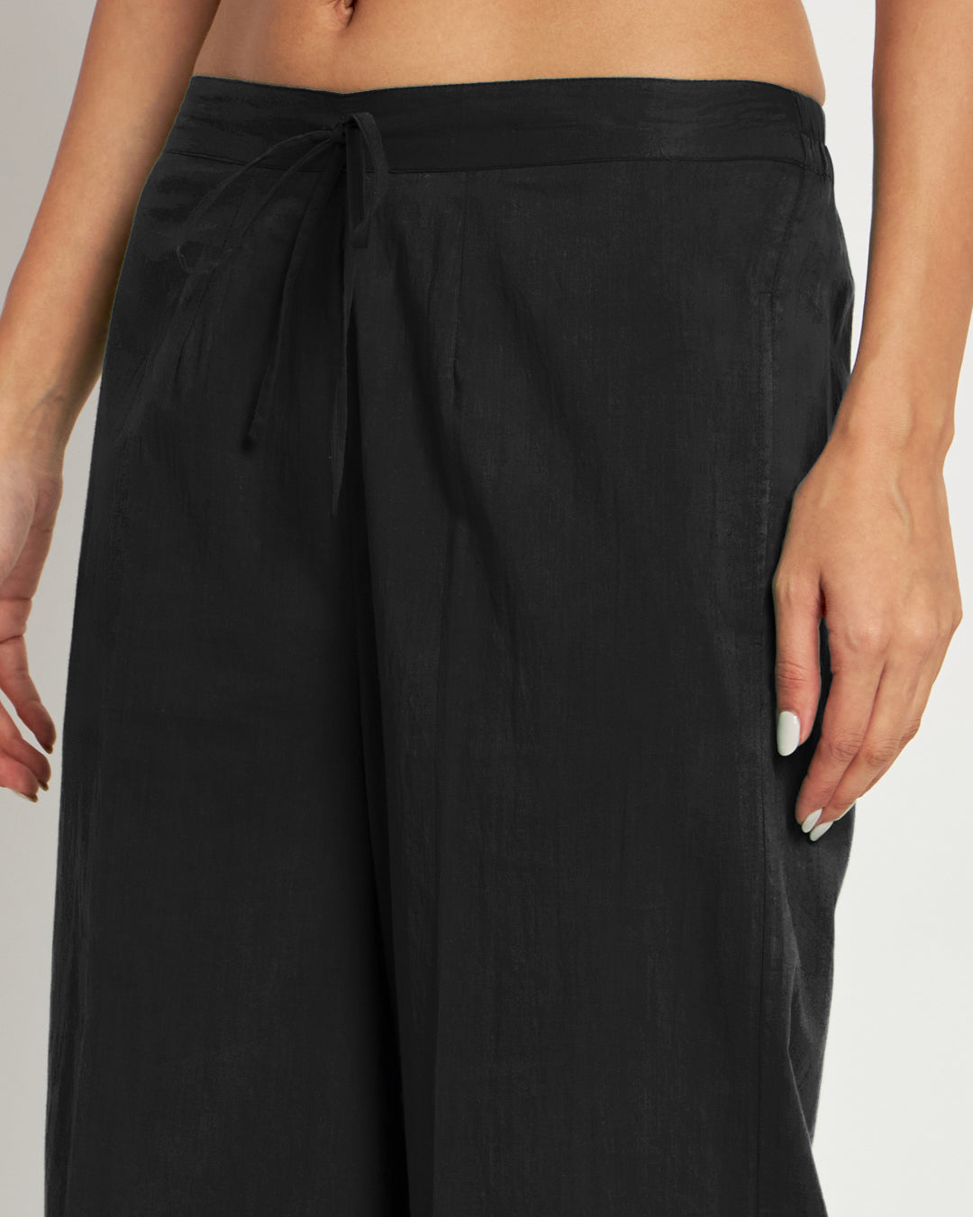 Black Wide Pants