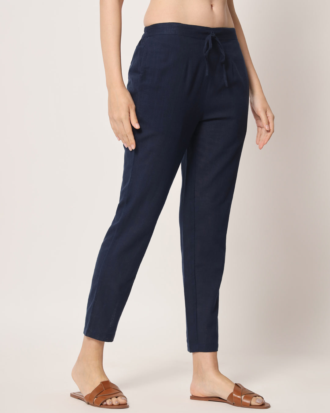 Midnight Blue Cigarette Pants