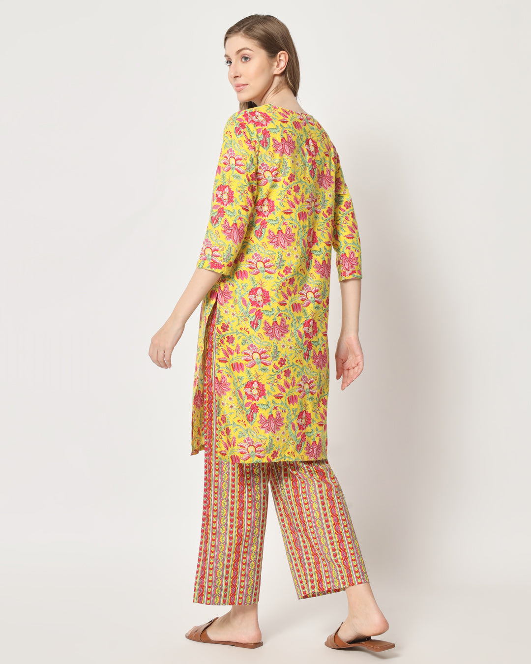 Printed Golden Sunshine Co-ord Set