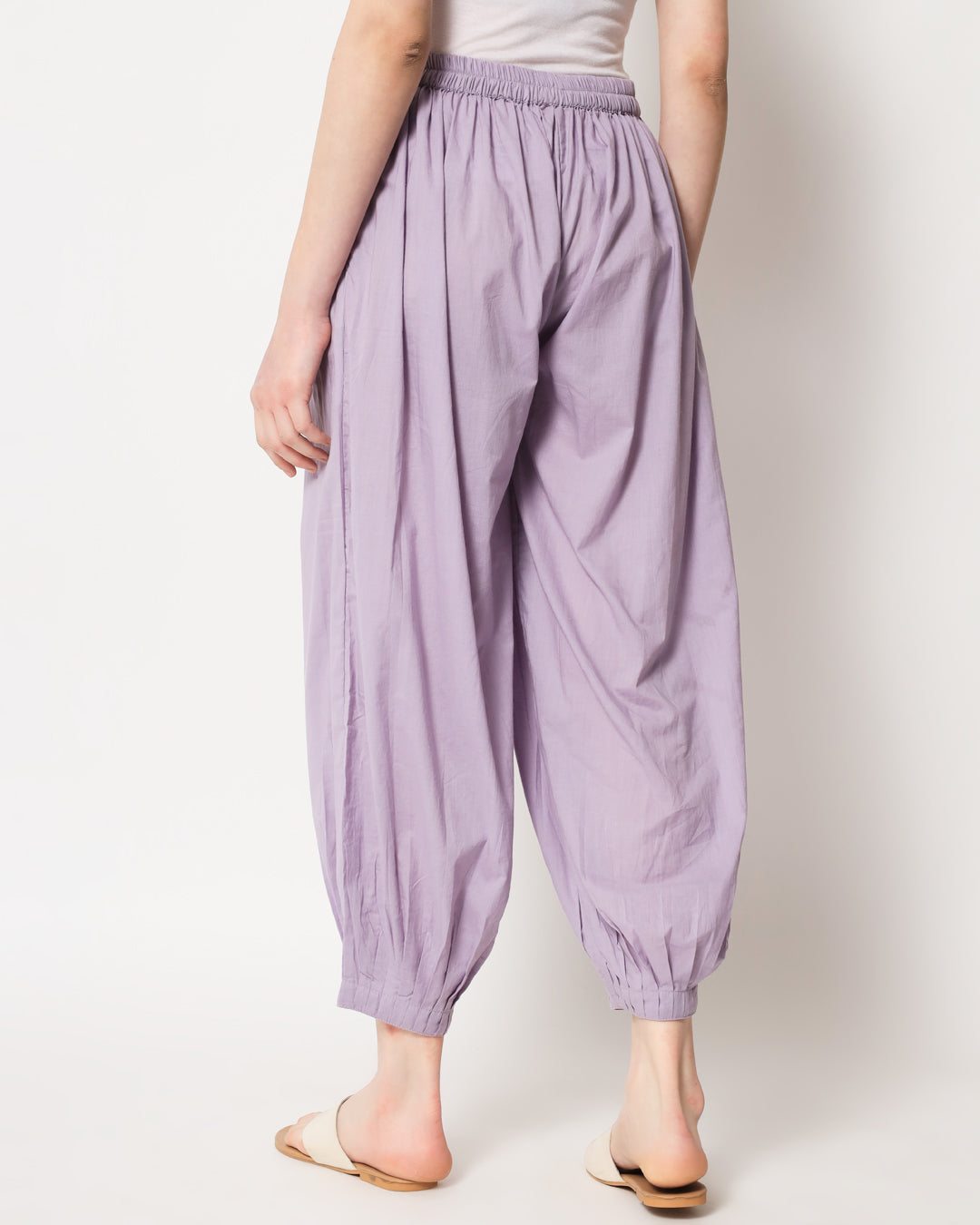 Lilac Pleated Salwar