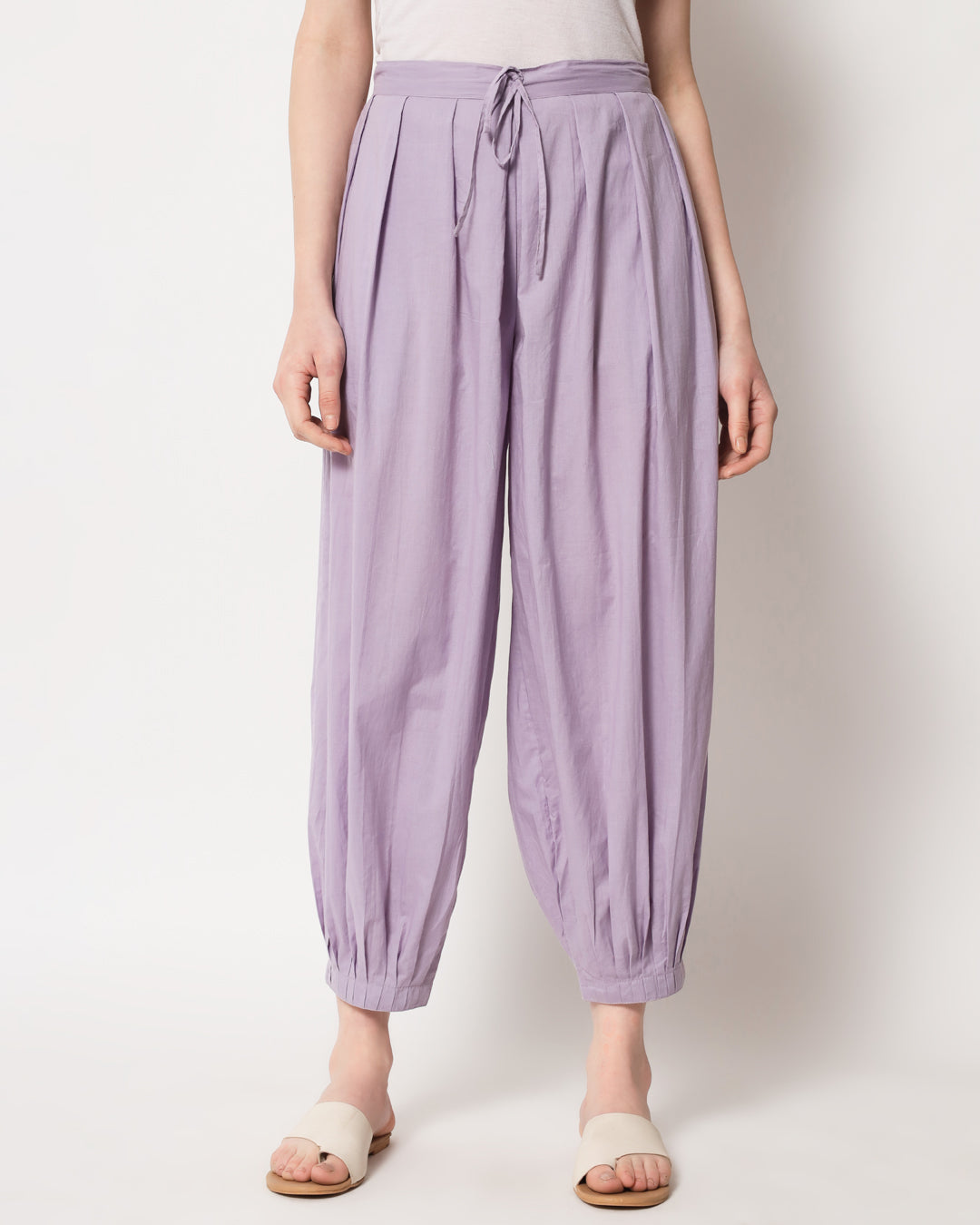 Lilac Pleated Salwar