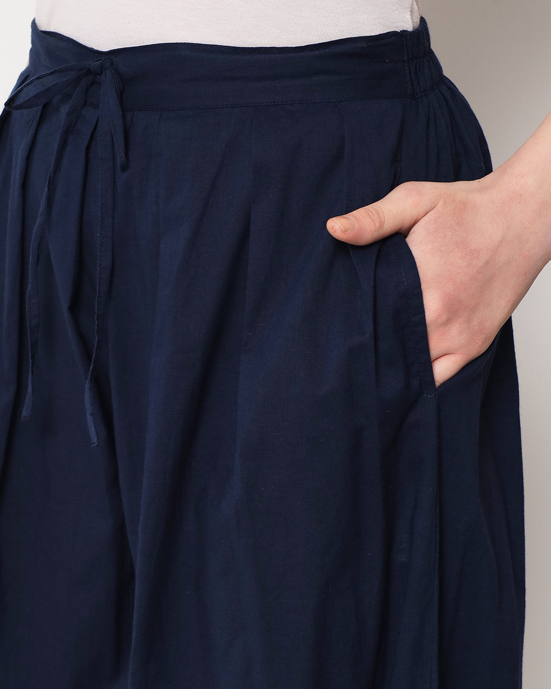 Midnight Blue Pleated Salwar