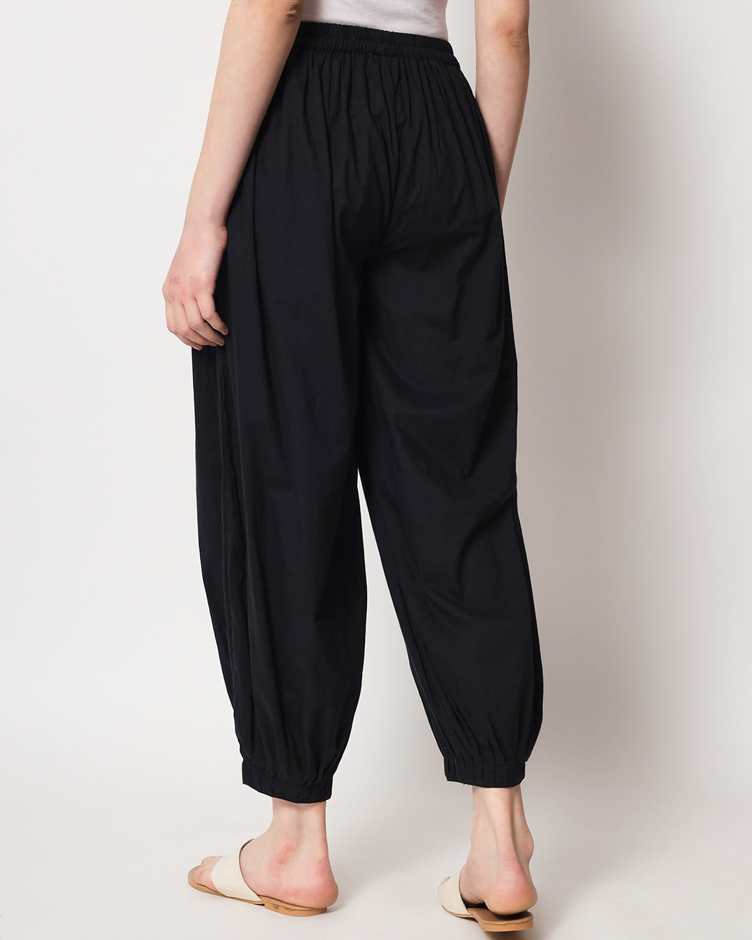Black Pleated Salwar