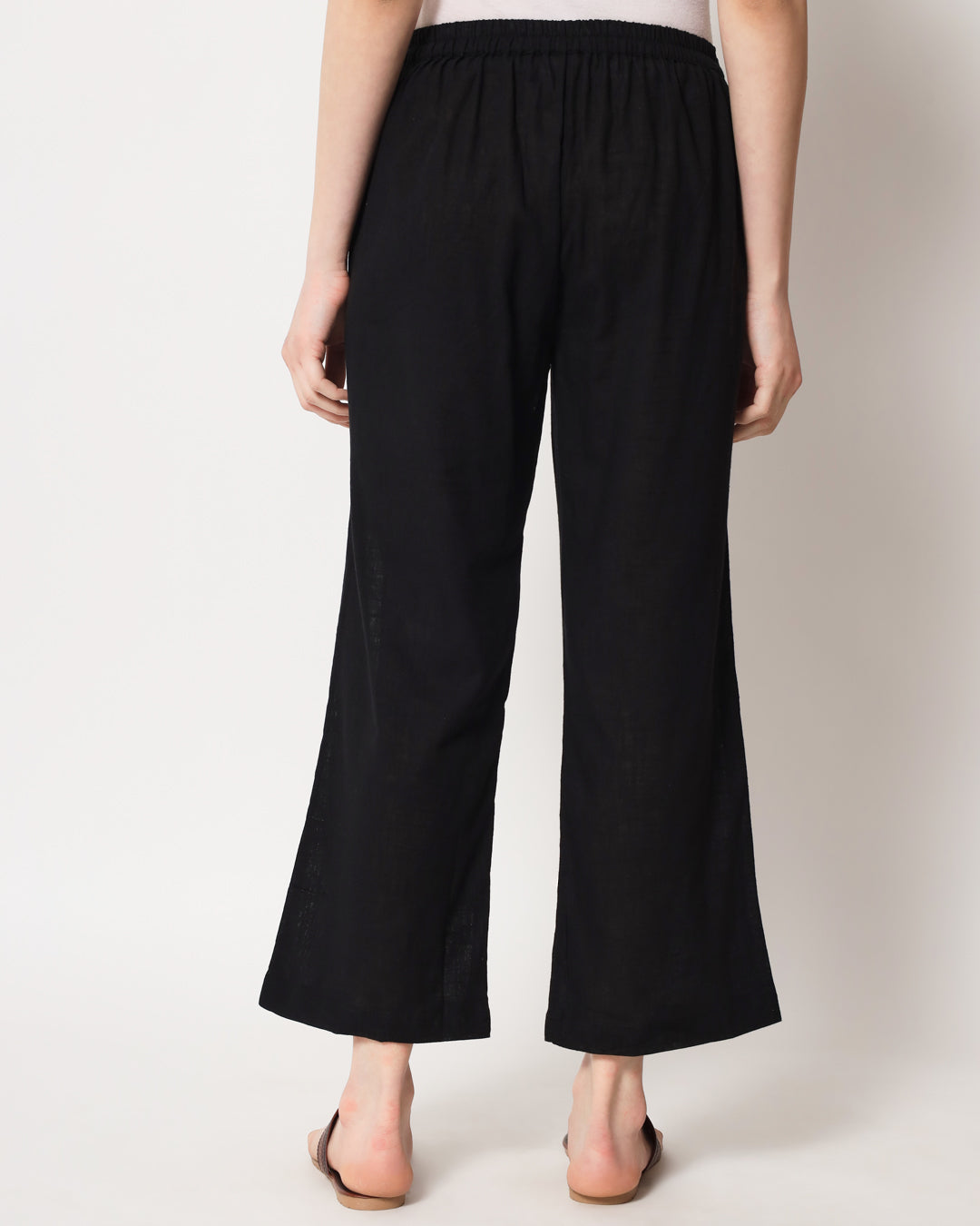 Black Straight Pants