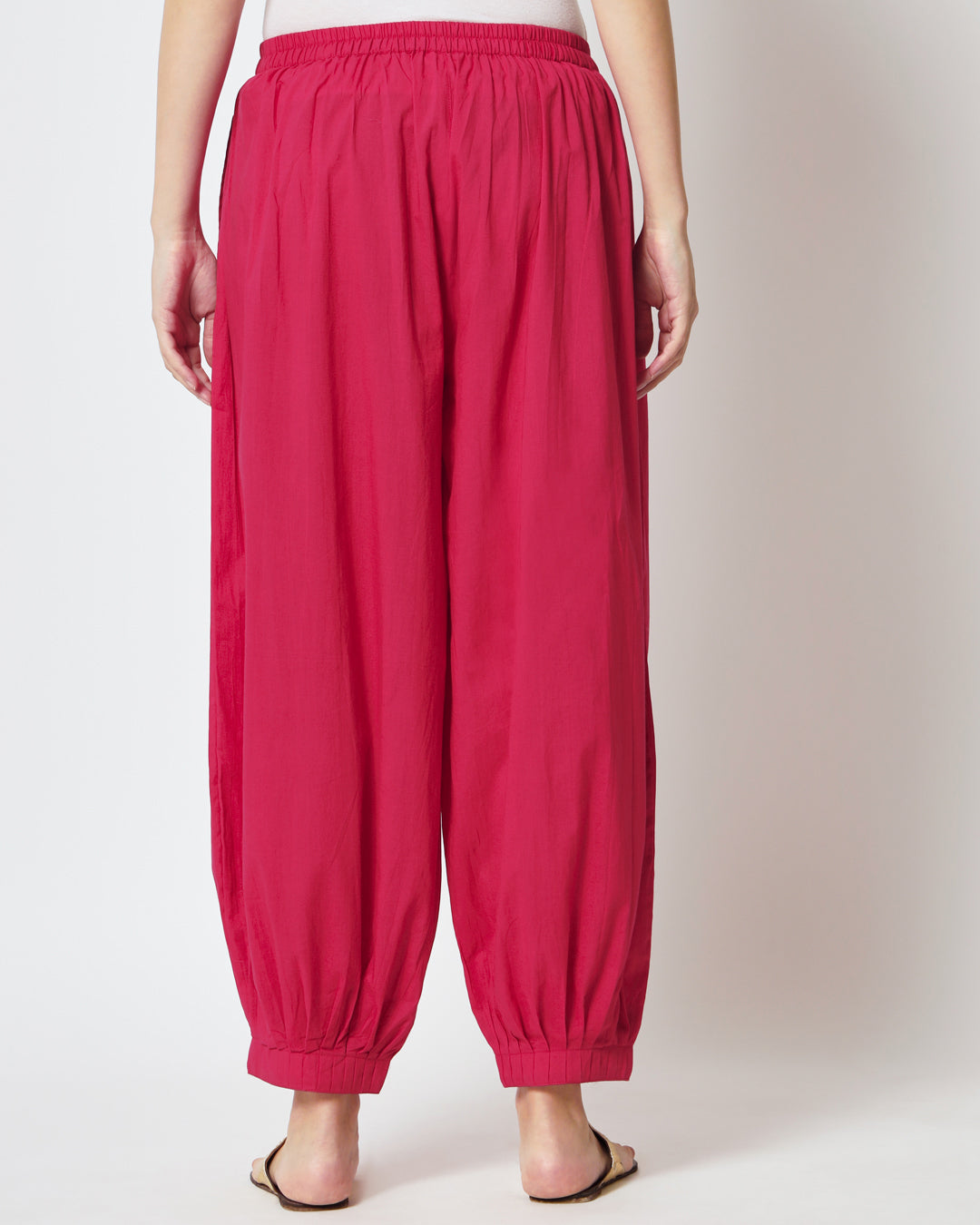 Queen's Gulabi Pleated Salwar