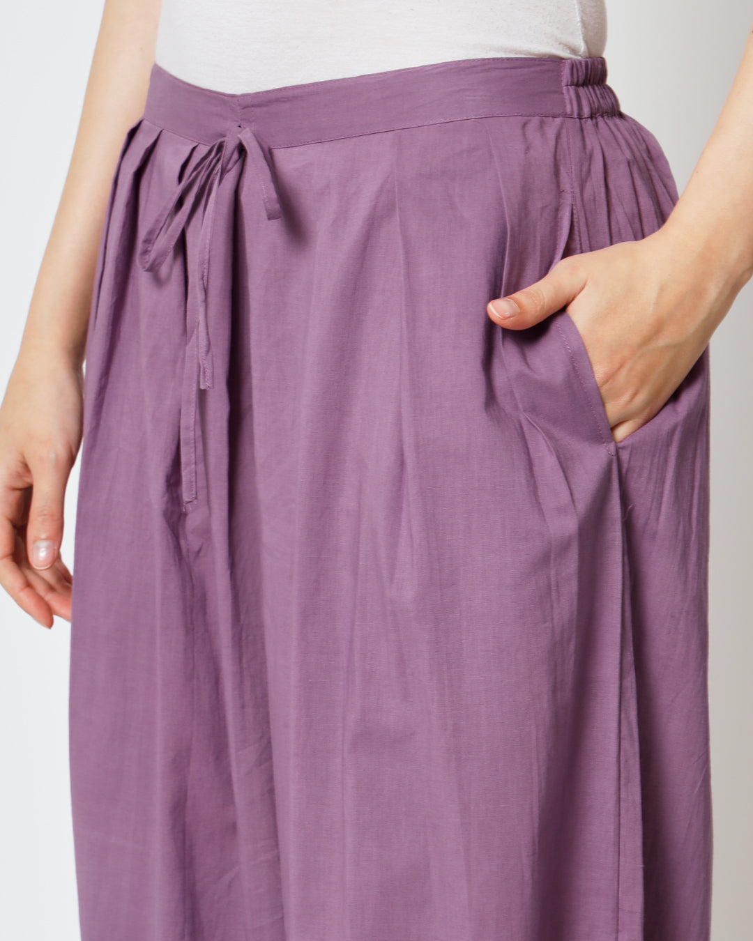 Wisteria Purple Pleated Salwar