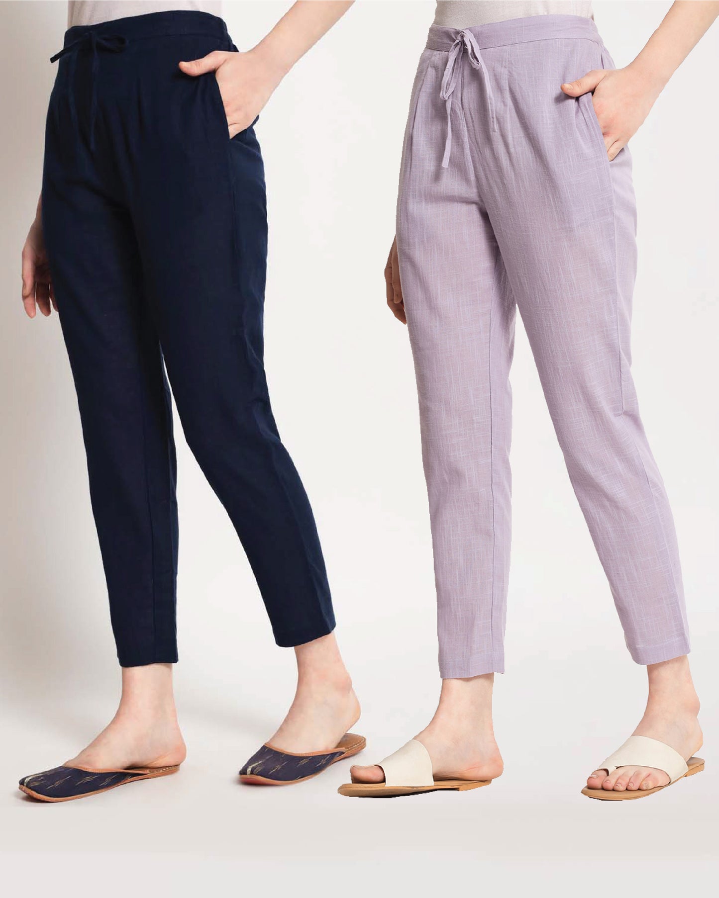 Midnight Blue Cigarette Pants