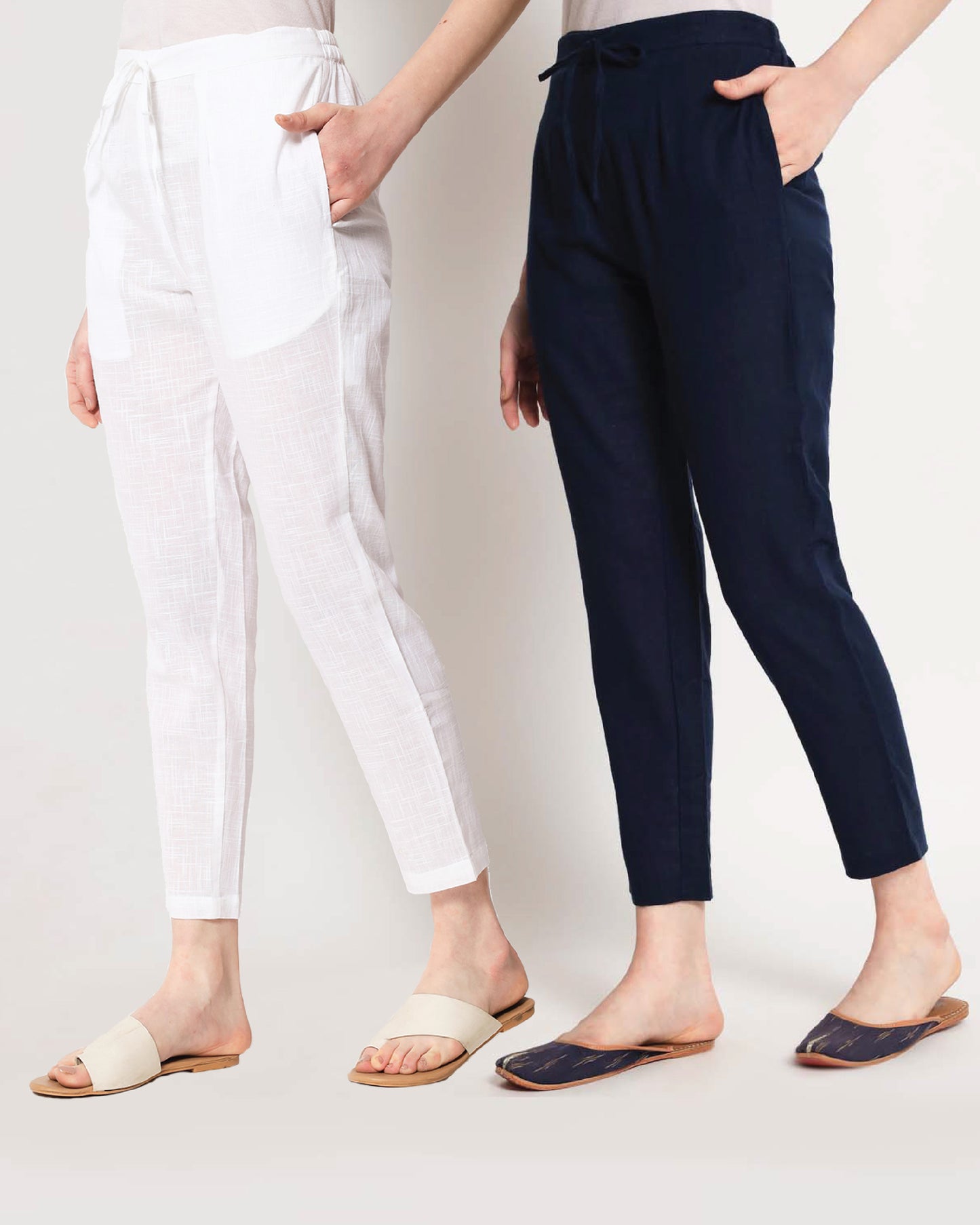 Midnight Blue Cigarette Pants