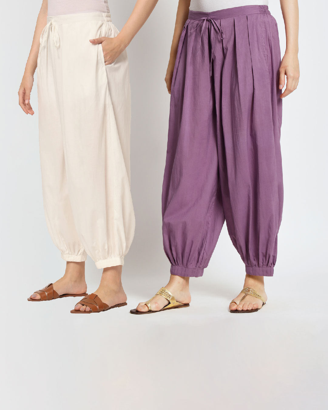 Wisteria Purple Pleated Salwar