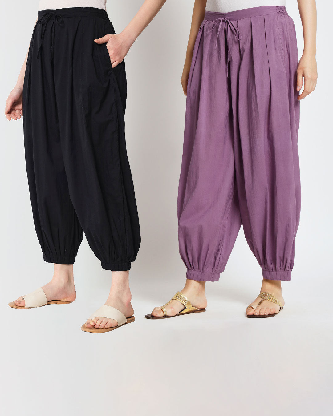 Wisteria Purple Pleated Salwar