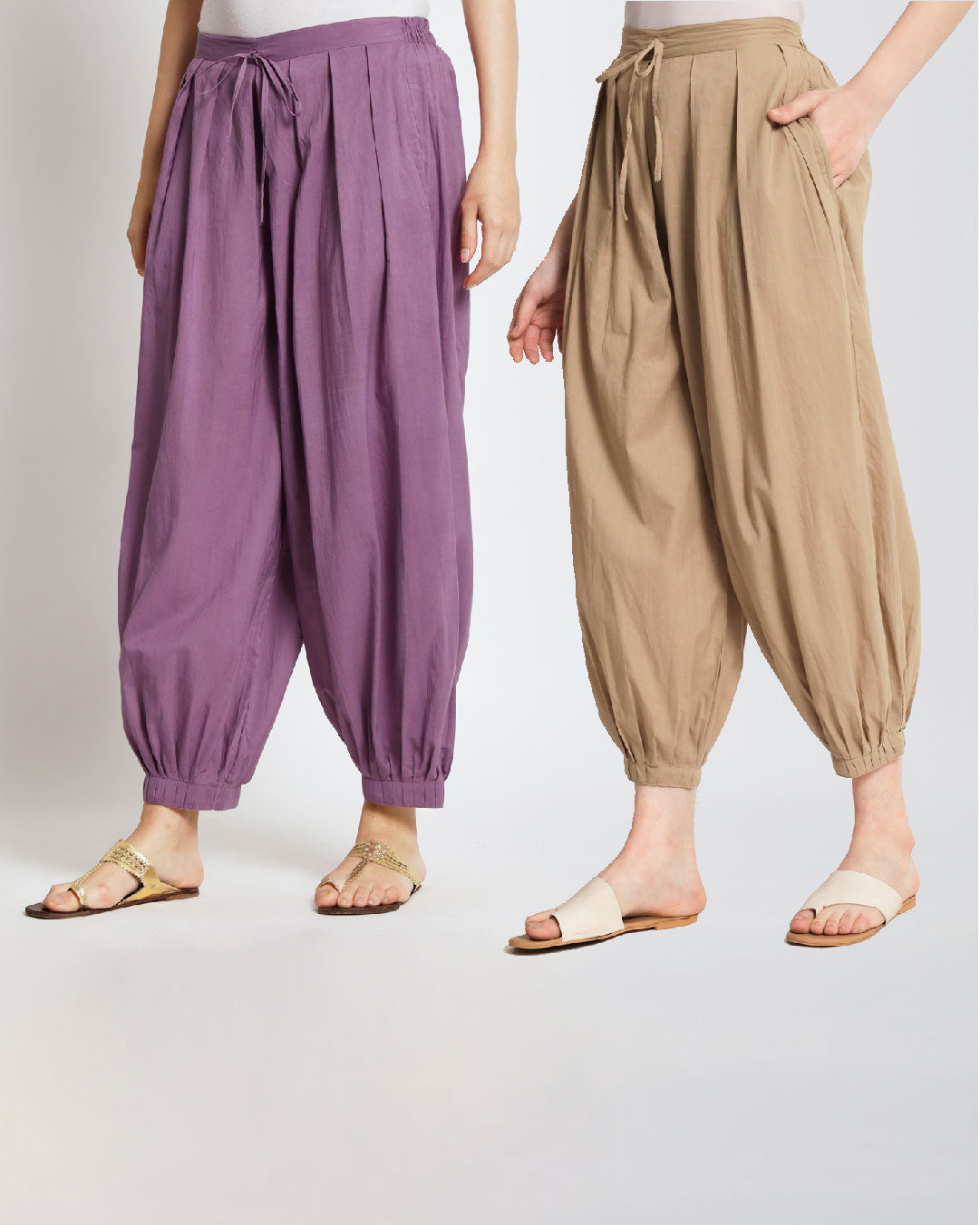 Wisteria Purple Pleated Salwar