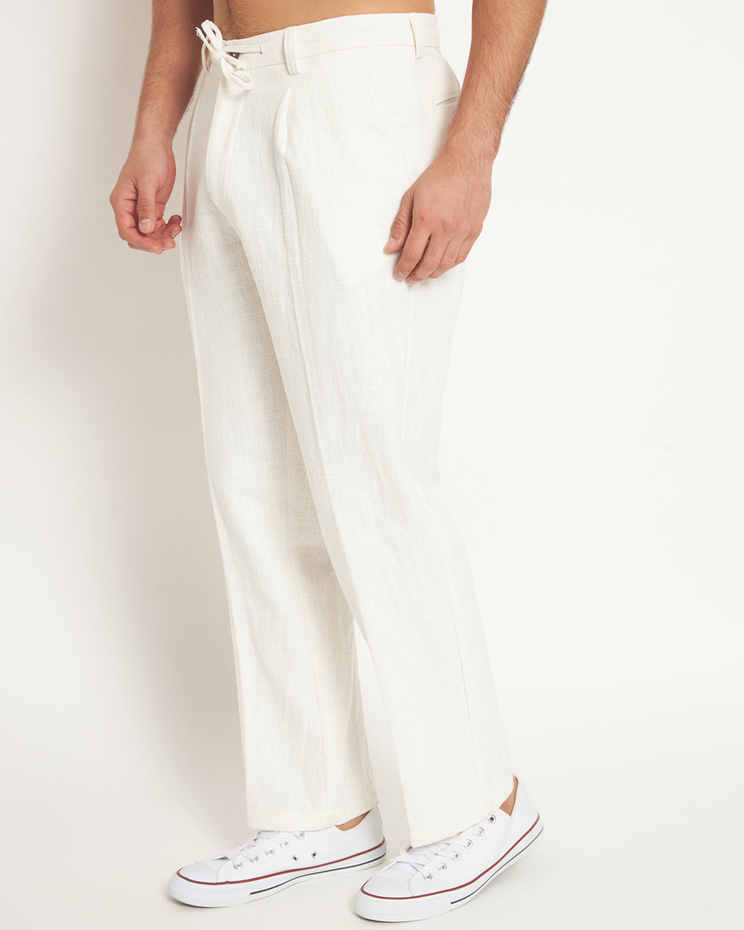 Buy OTTO - White Casual Core Trousers - BOSTON | Size34 | Trim Fit Online  at Best Prices in India - JioMart.