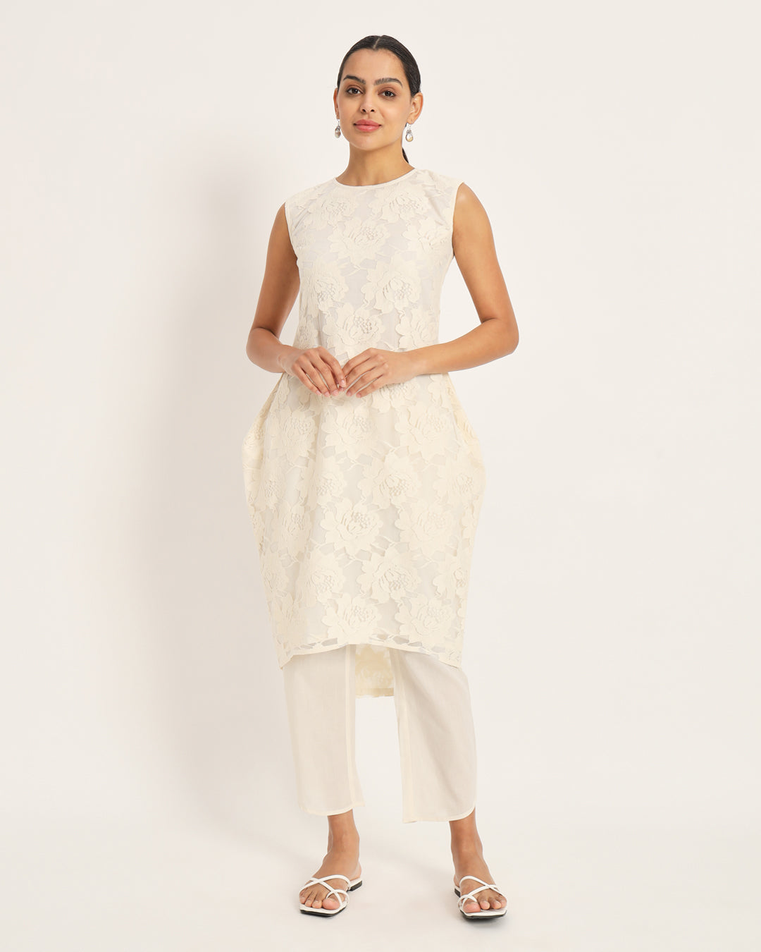 Lily Lace Sleeveless Fab Co-ord Set