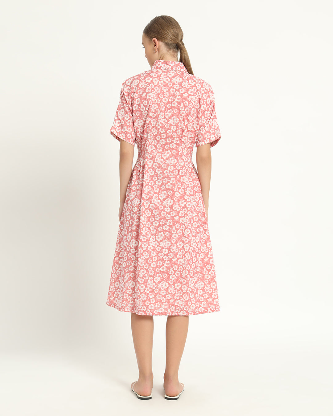 The Salford Coral Gardenia Dress