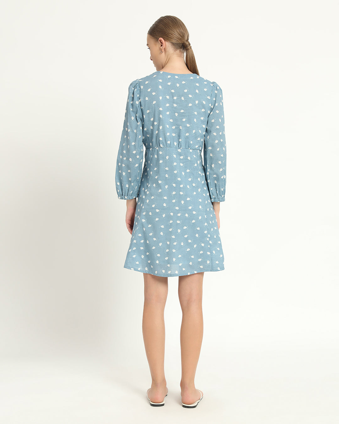 The Dafni Bluebell Cotton Dress