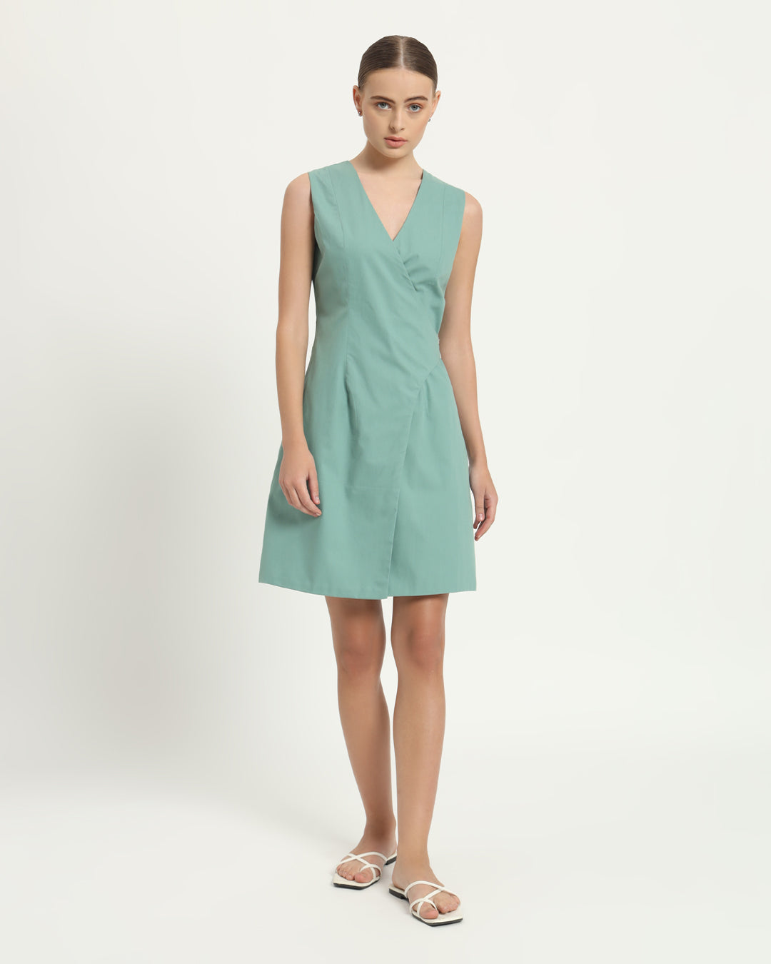 The Augsberg Mint Cotton Dress