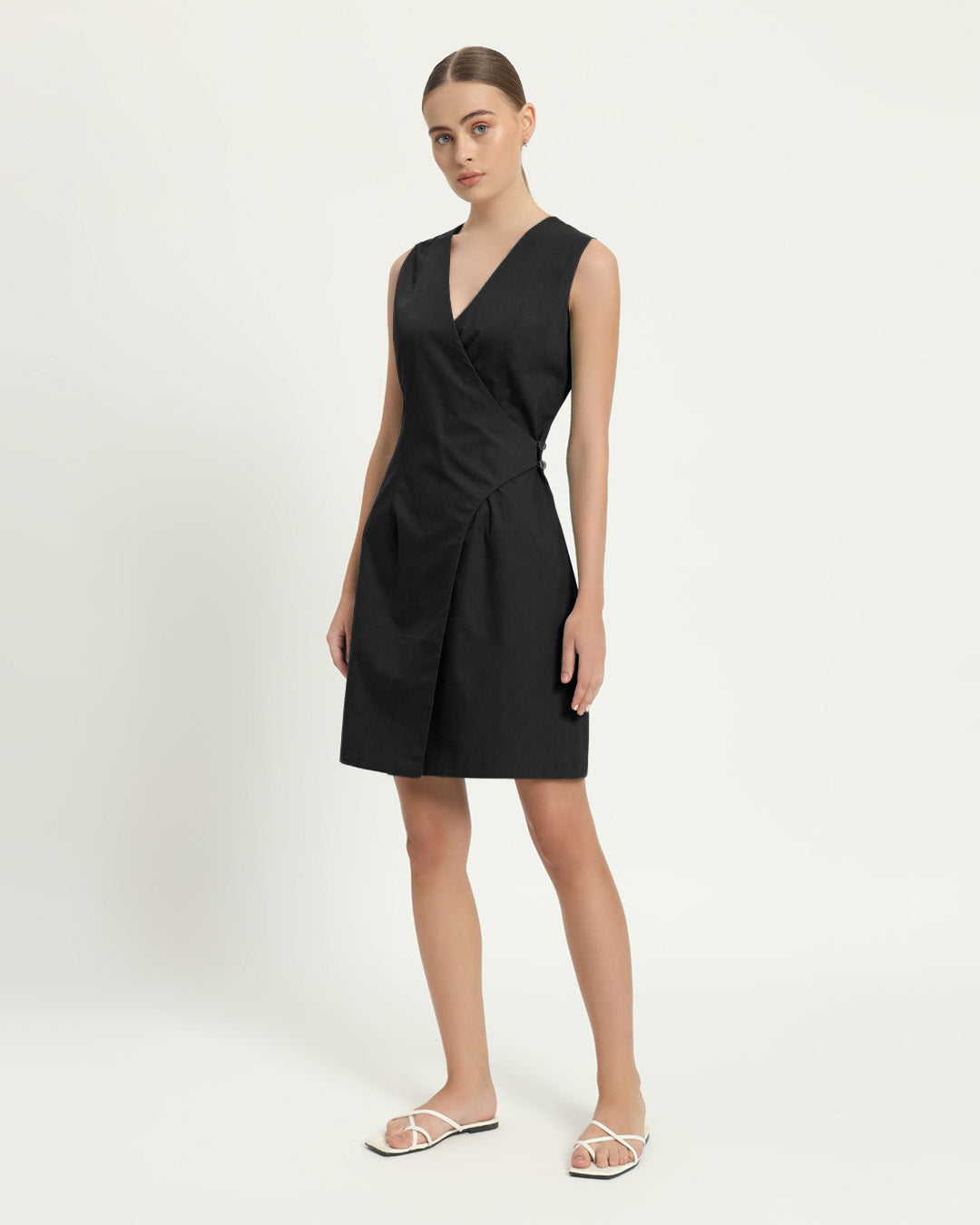 The Augsberg Noir Cotton Dress