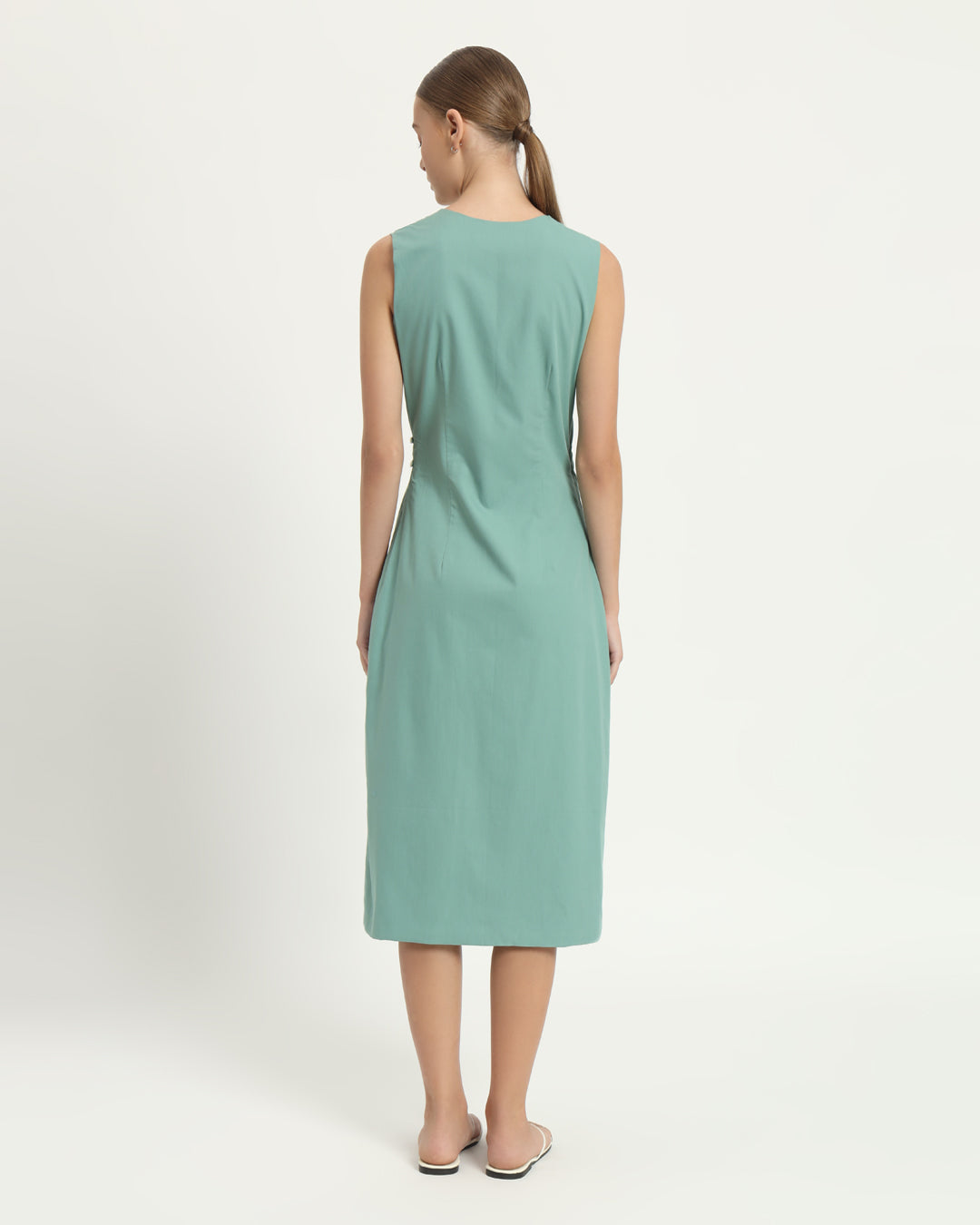 The Aurich Mint Cotton Dress