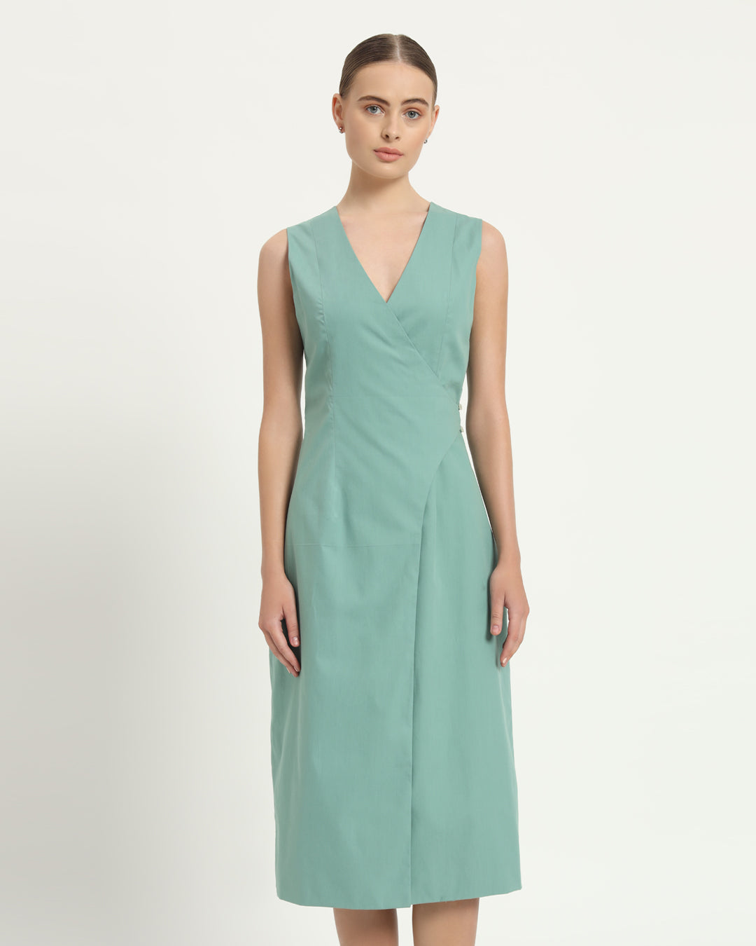 The Aurich Mint Cotton Dress