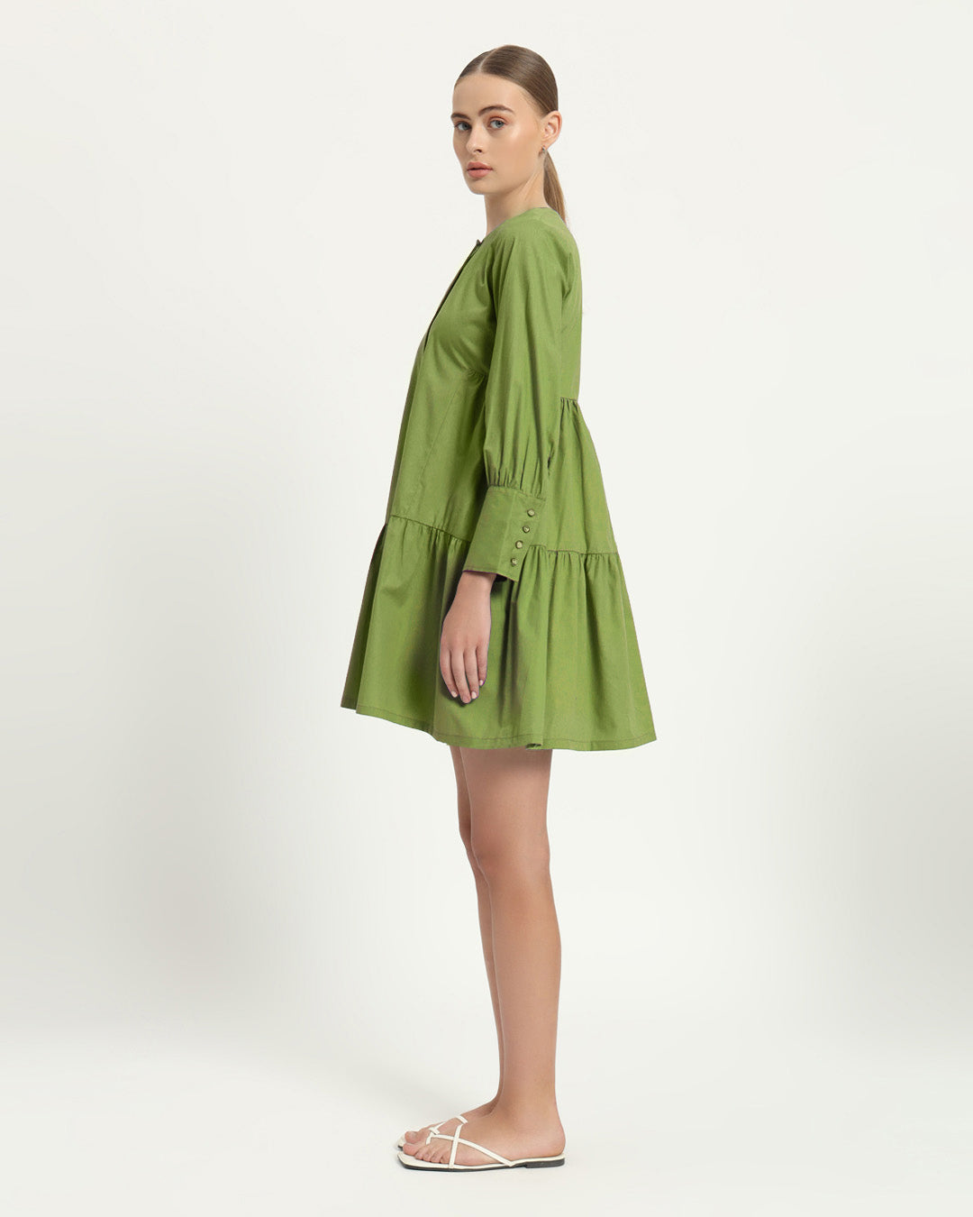 The Brandis Fern Cotton Dress