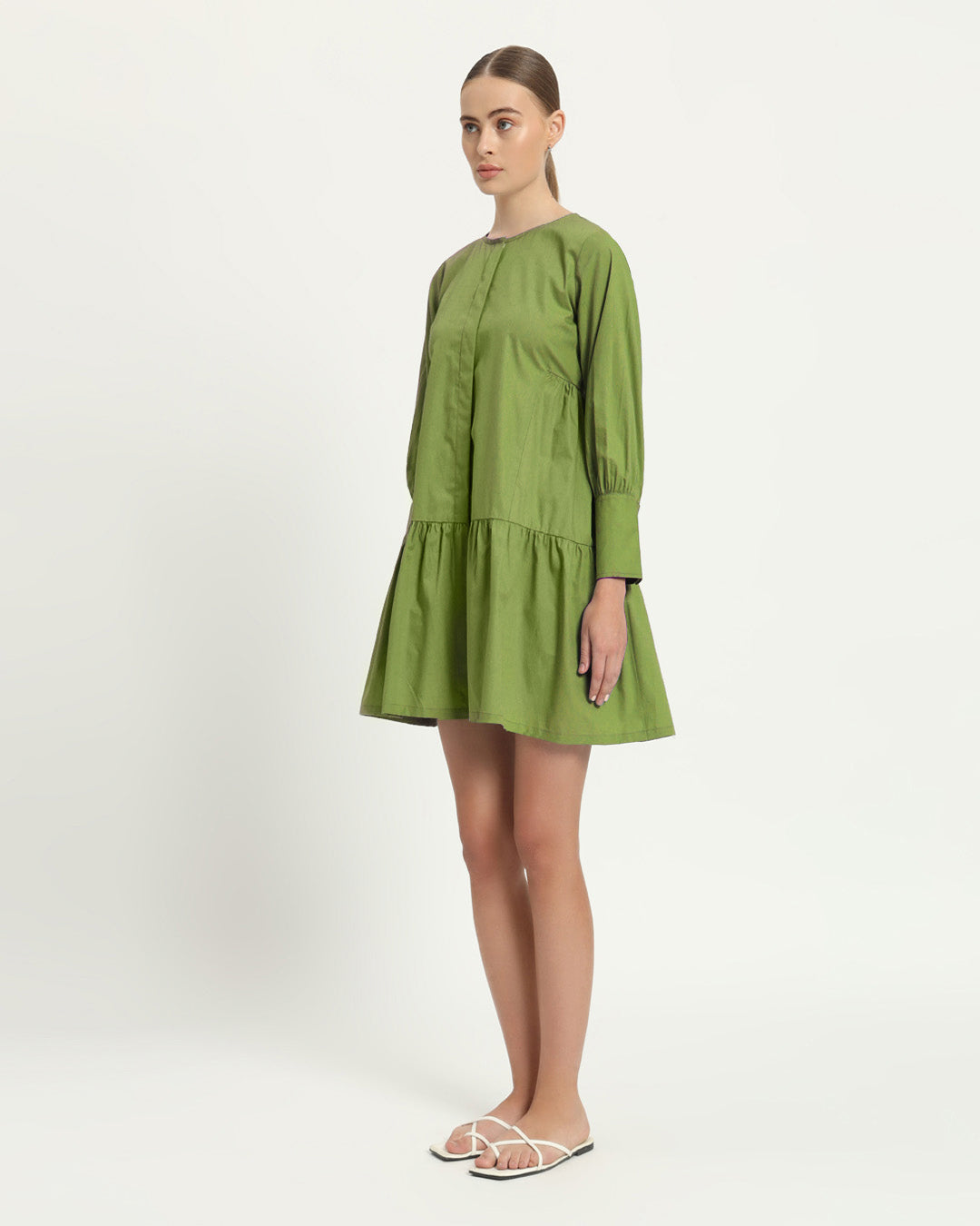 The Brandis Fern Cotton Dress