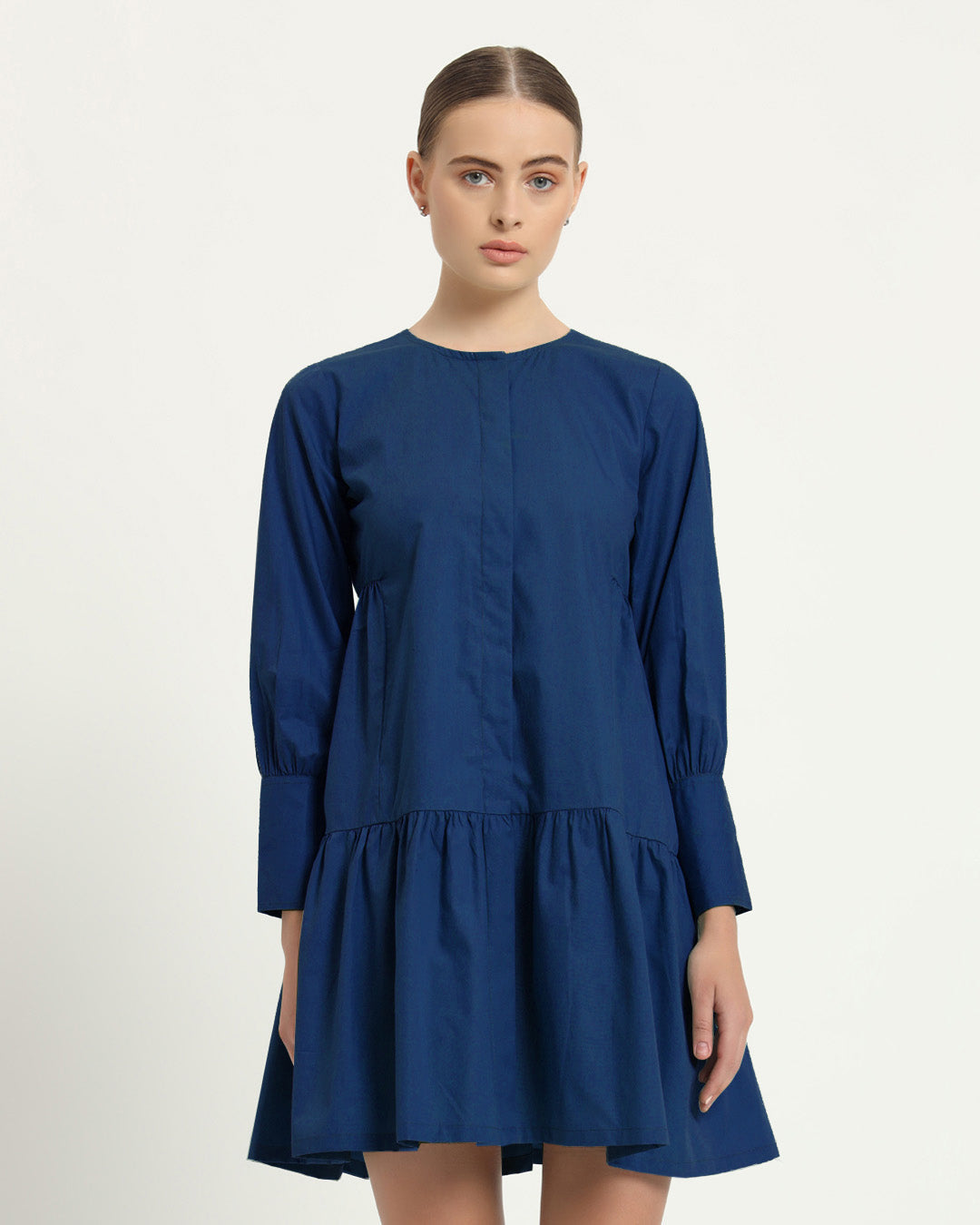 The Brandis Cobalt Cotton Dress