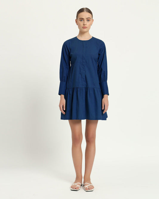 The Brandis Cobalt Cotton Dress