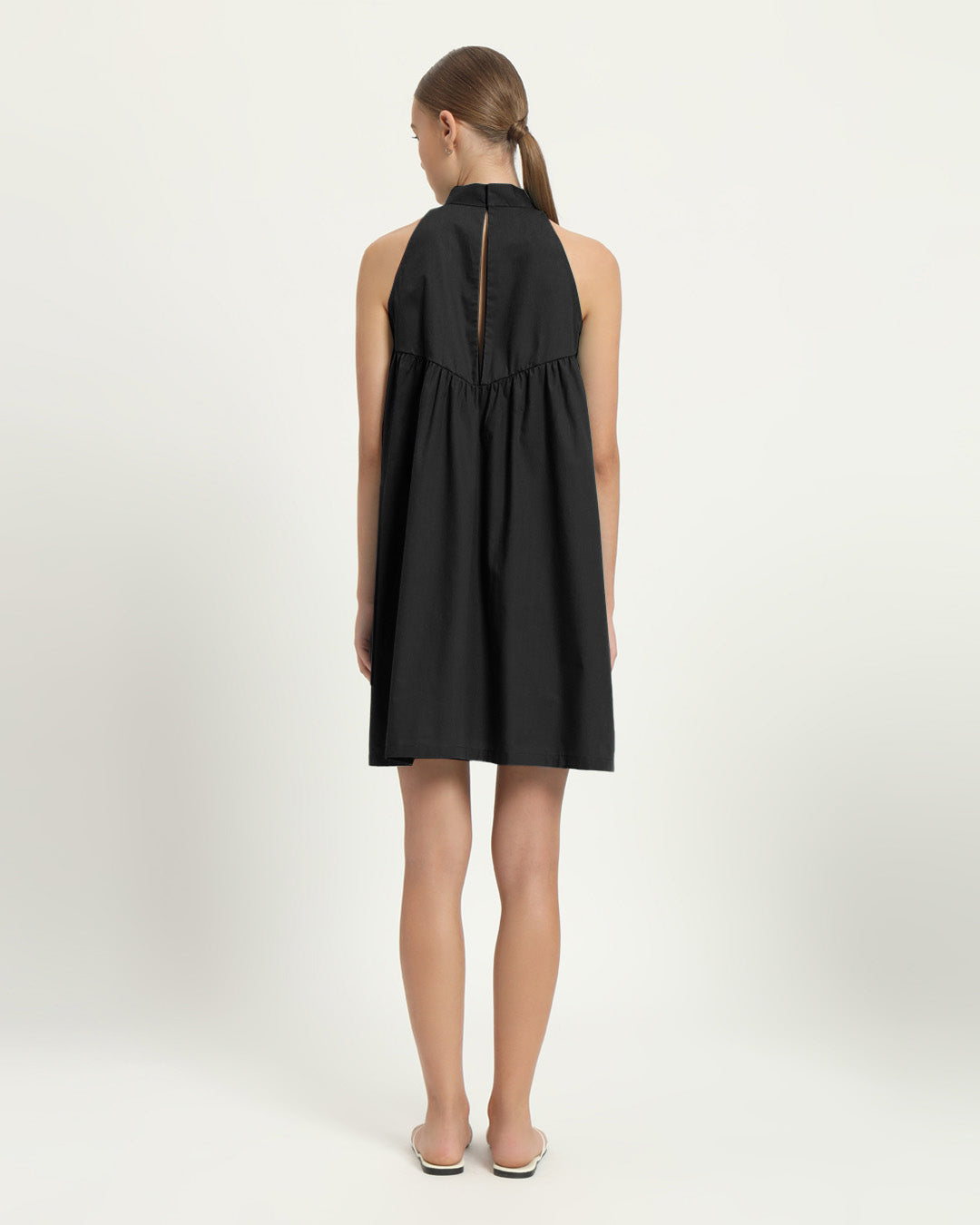 The Eruft Noir Cotton Dress