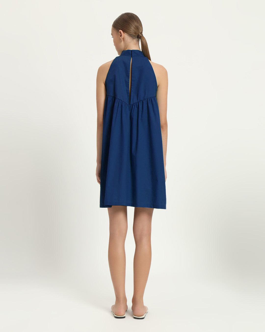 The Eruft Cobalt Cotton Dress