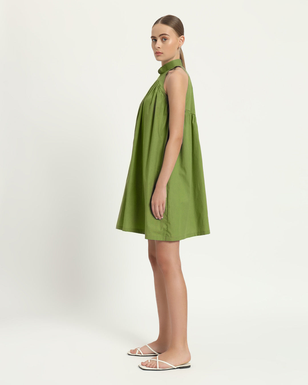 The Eruft Fern Cotton Dress