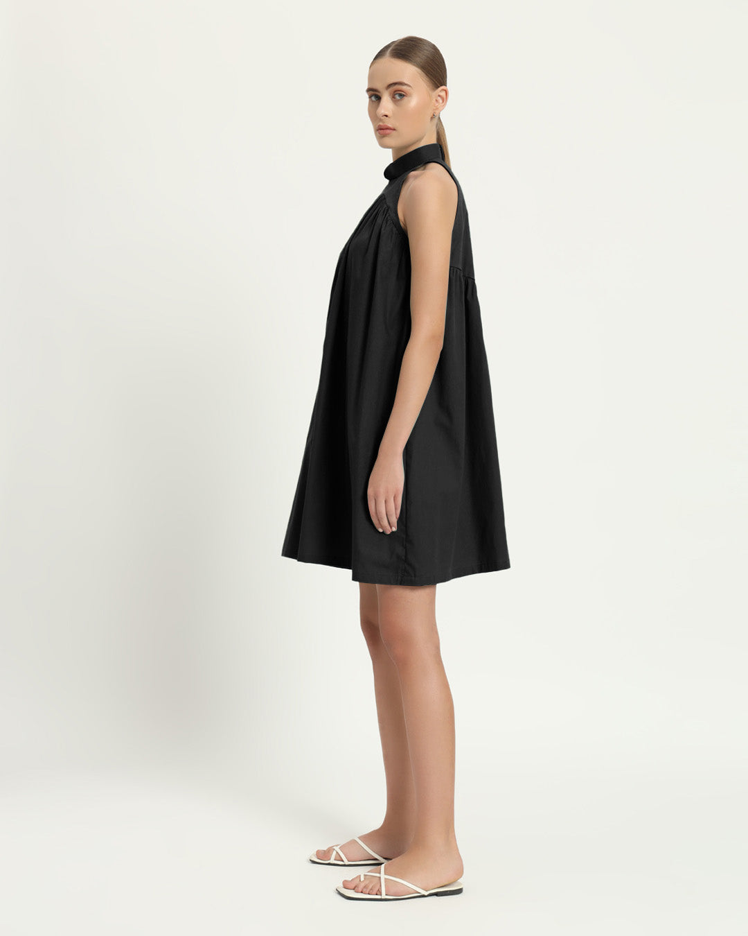 The Eruft Noir Cotton Dress