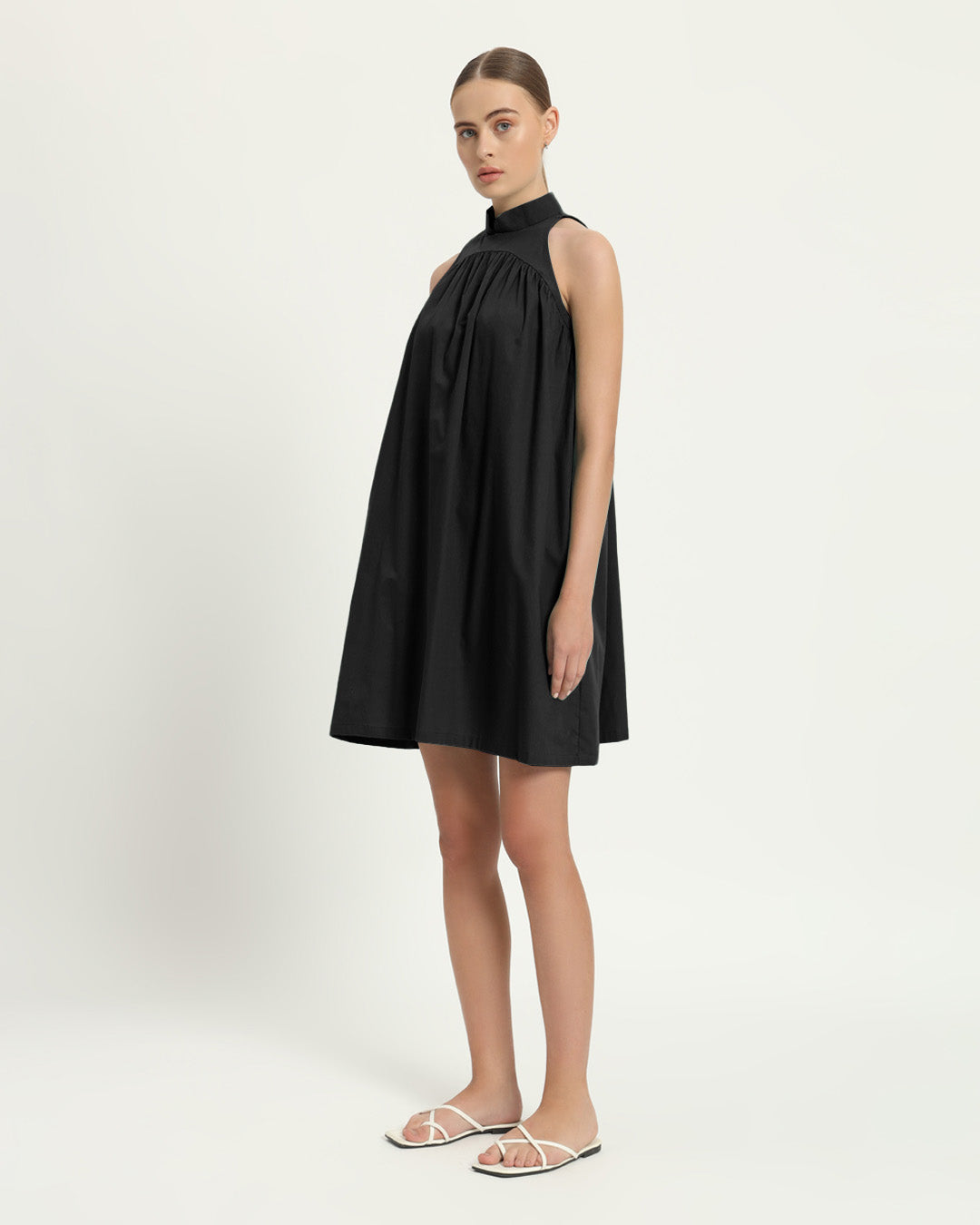 The Eruft Noir Cotton Dress