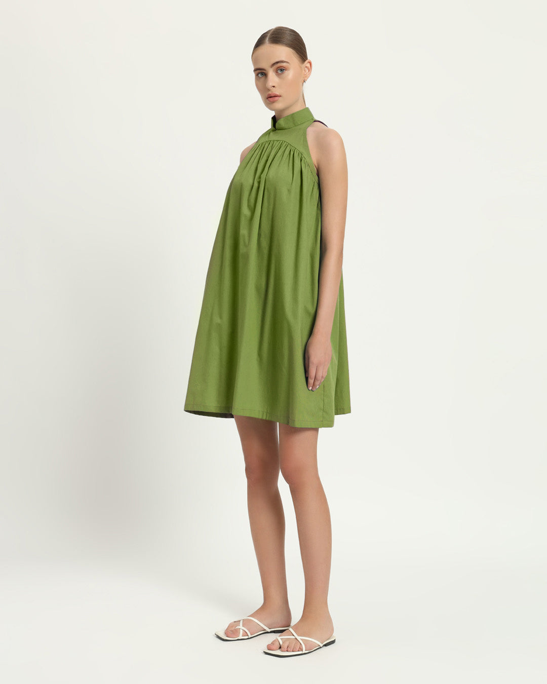 The Eruft Fern Cotton Dress