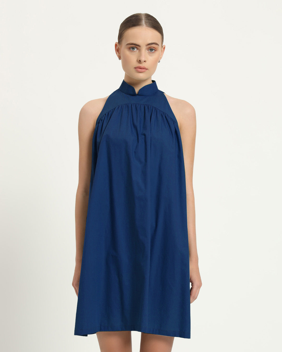 The Eruft Cobalt Cotton Dress