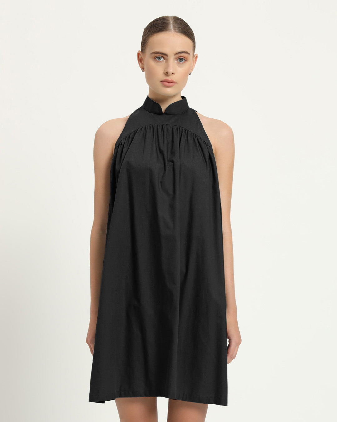 The Eruft Noir Cotton Dress