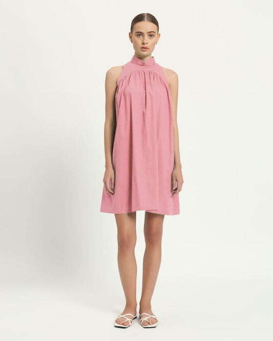 The Eruft Fondant Pink Cotton Dress