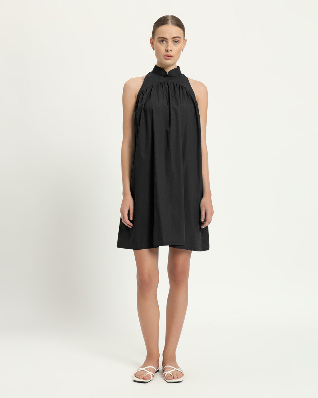 The Eruft Noir Cotton Dress