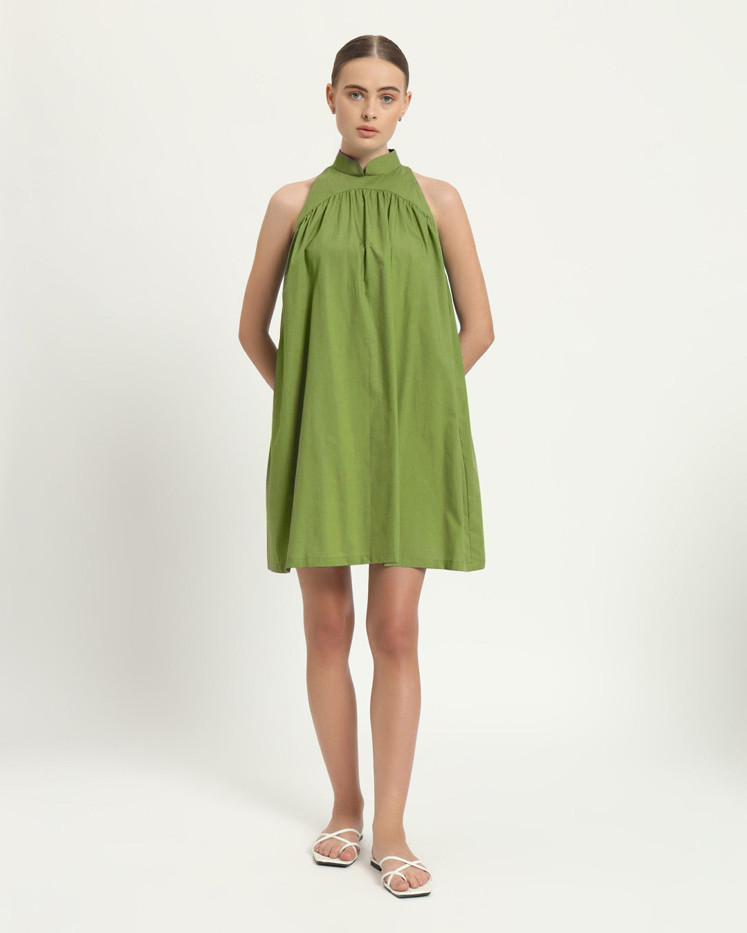 The Eruft Fern Cotton Dress