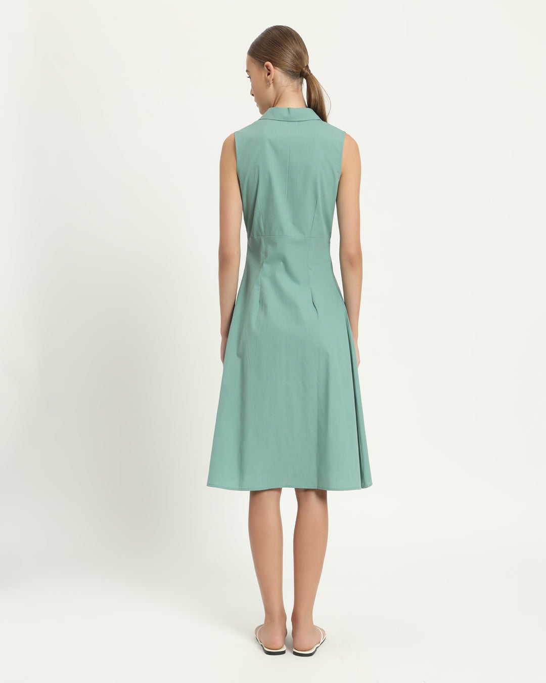 The Germering Mint Cotton Dress