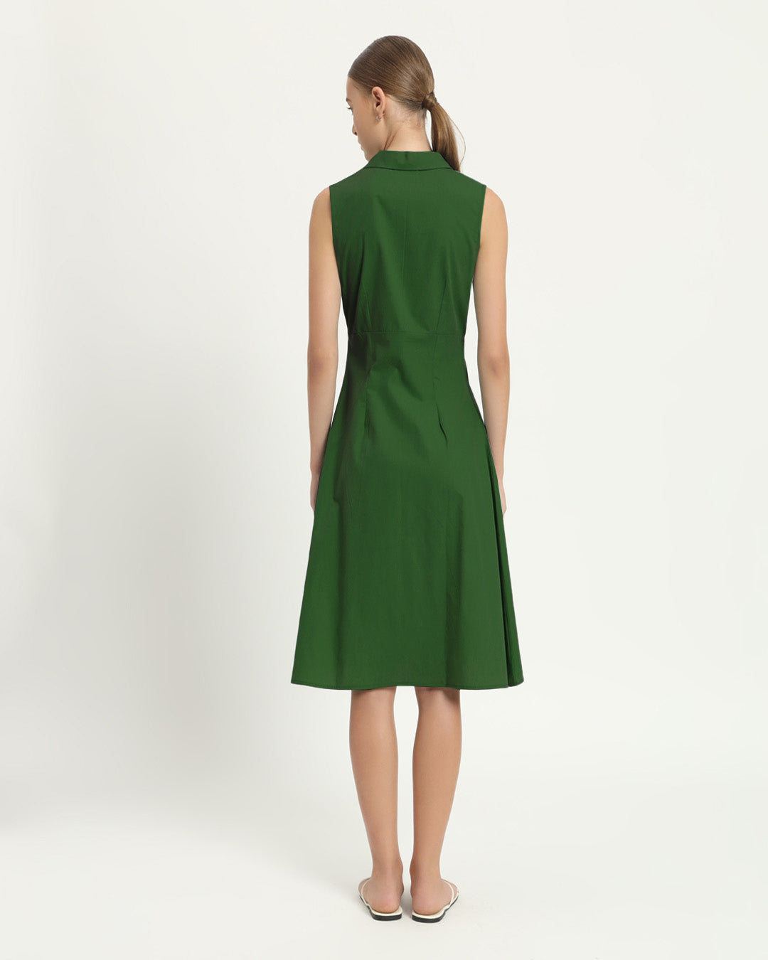 The Germering Emerald Cotton Dress